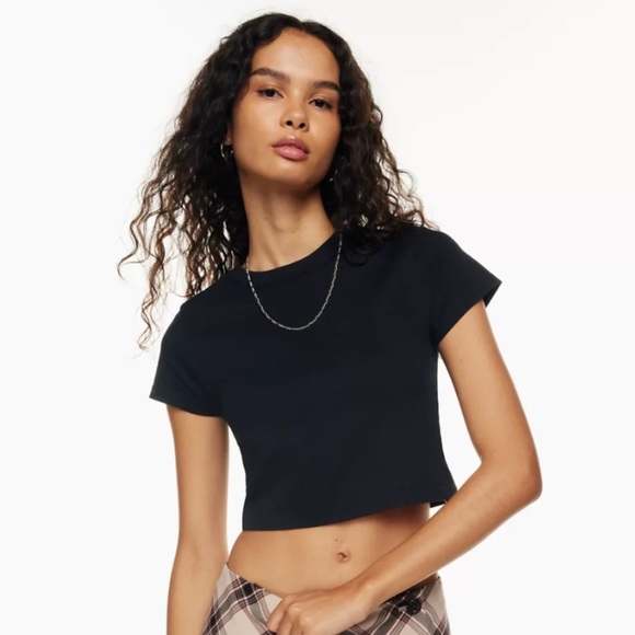 Aritzia Wonderland Beige Tee - Picture 7 of 8